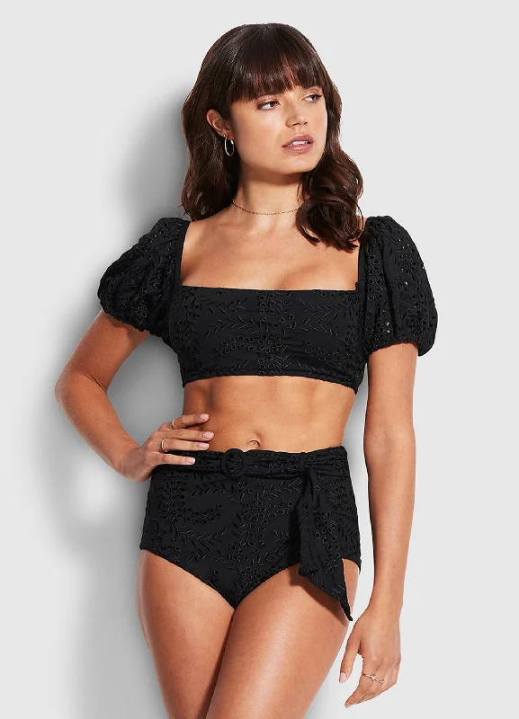 Limited Time Offer Costa Bella High Waisted Pant - Black