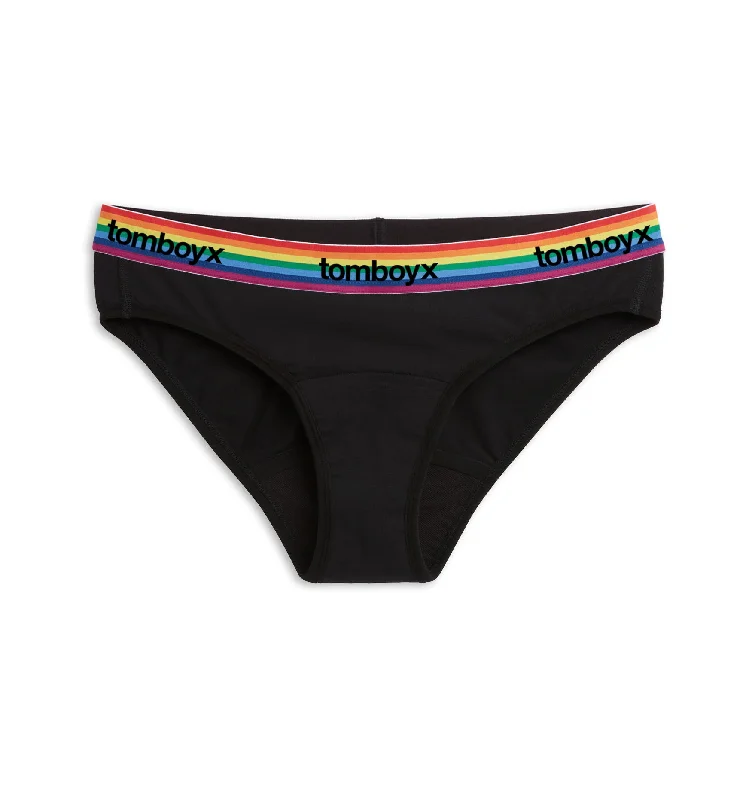 Price Rollback First Line Period Bikini - Black Rainbow Logo