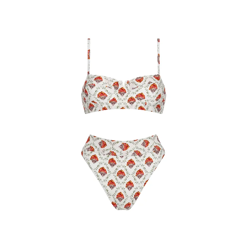Super Sale SHORT BUSTIER TOP  VIA FLORA 80