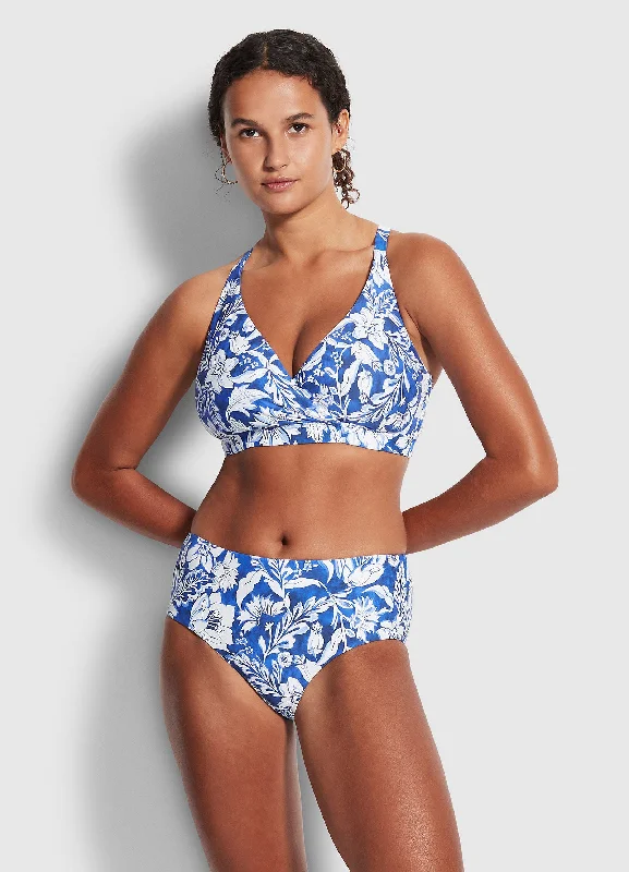Instant Discount Modern Marina Wide Side Retro - Marina Blue