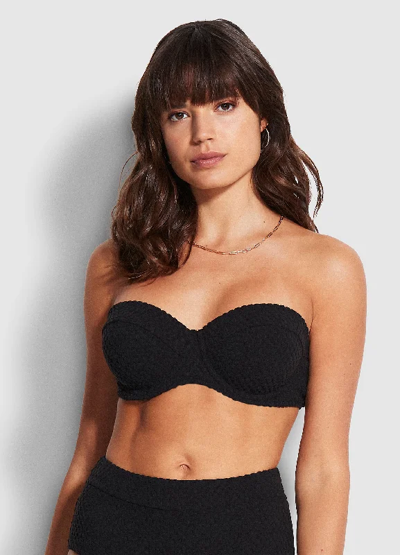 Year-End Sale Riviera Bustier Bra - Black