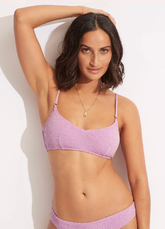 Massive Deals Sea Dive Bralette - Lilac
