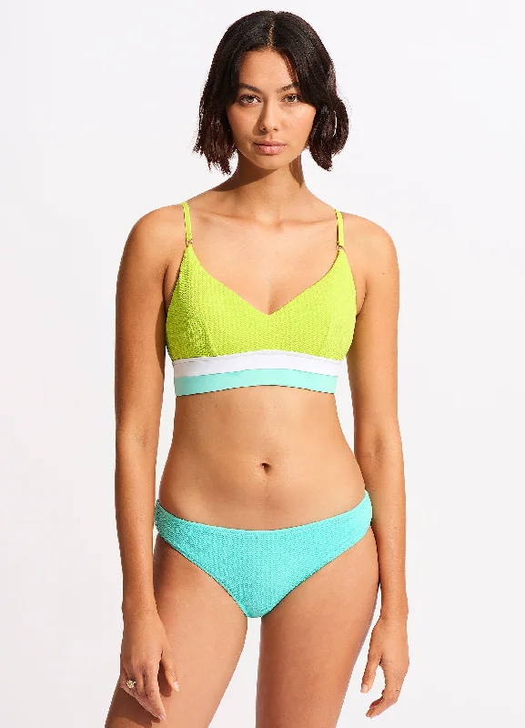 Big Discounts Slice Of Splice Bralette - Lime Burst