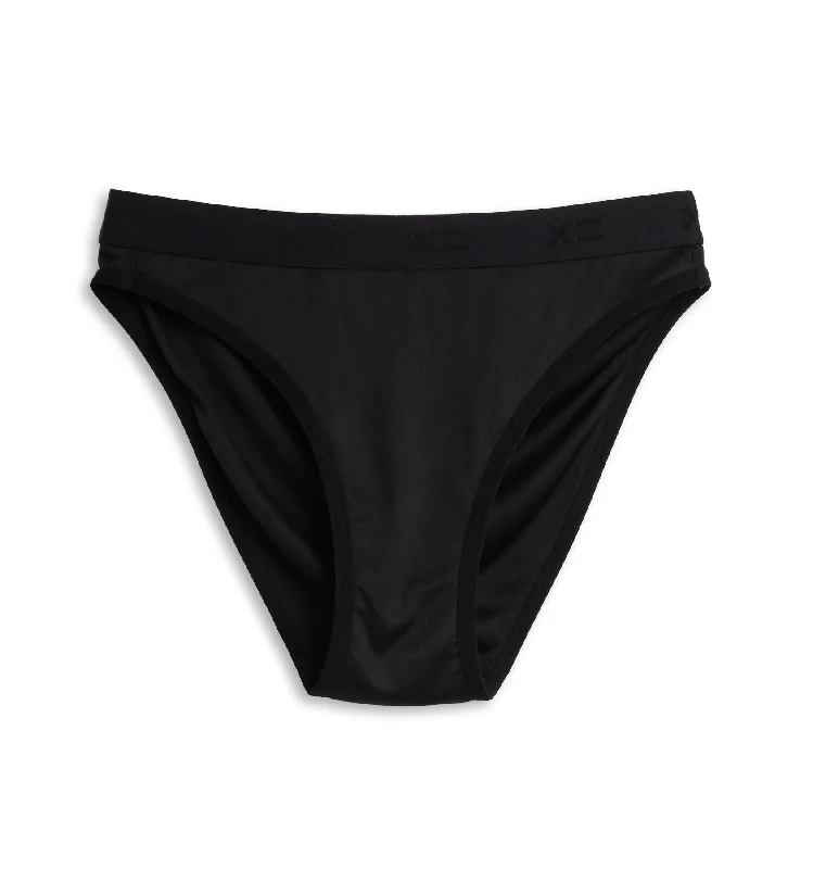 Huge Savings Tucking High Leg Bikini - X= Black