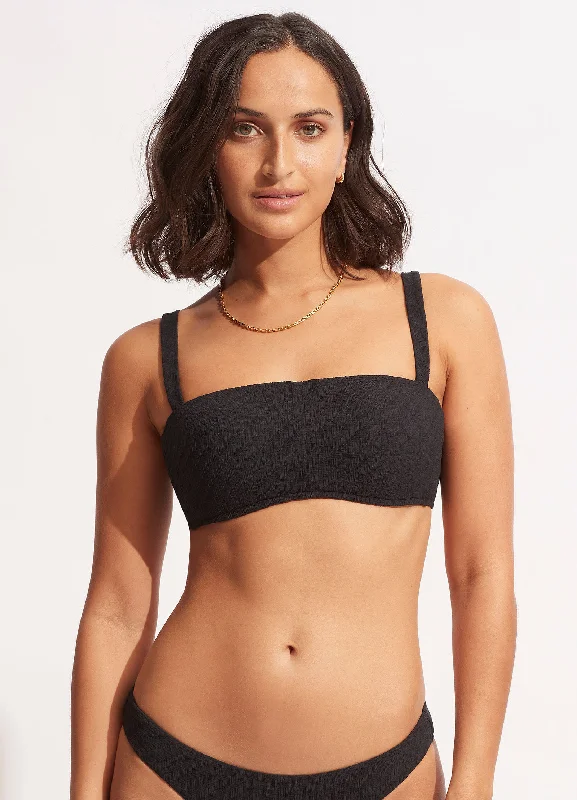 Value Deals Willow Tank Bra  - Black