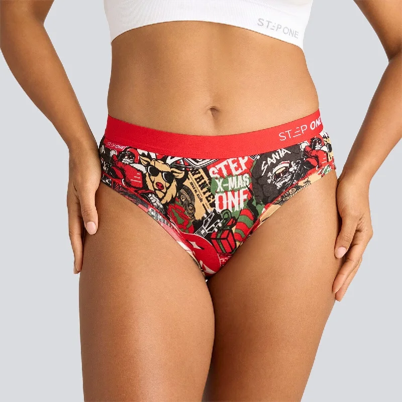 Deal Dash Women's Bikini Brief - Bad Santas